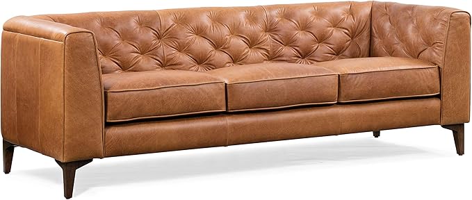 POLY & BARK Essex Sofa in Full-Grain Pure-Aniline Italian Tanned Leather in - Image 4