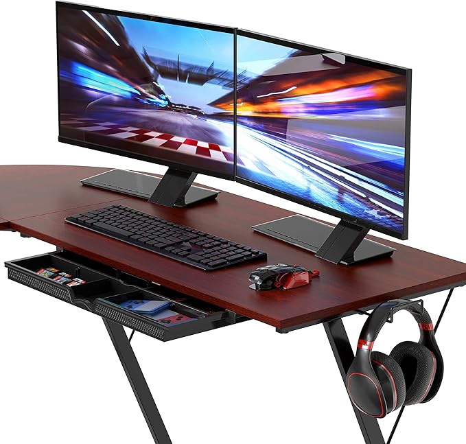 SHW 51 x 51 Inches Vista L-Shaped Desk - Image 4