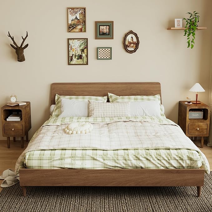 Narrow Nightstand, Solid Wood Night Stand - Image 8