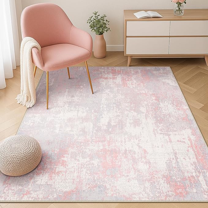 Washable Area Rugs 2'x3' Non-Slip Modern Abstract Soft - Image 4