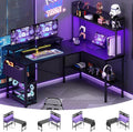Aheaplus L Shaped Gaming Desk by Aheaplus