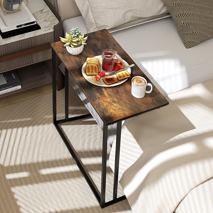 C-Shaped Side Table, Modern End Table - Image 4