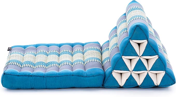 Leewadee 1-Fold Mat with Triangle Cushion – Comfortable TV Pillow, Foldable - Image 7