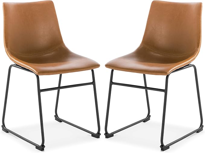 EdgeMod Brinley Dining Chair in Tan by EdgeMod