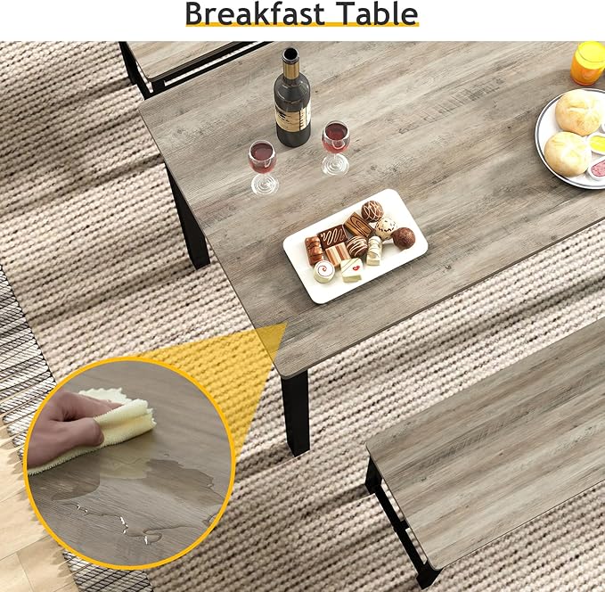 Rovibek Dining Table Set for 4 - Image 4