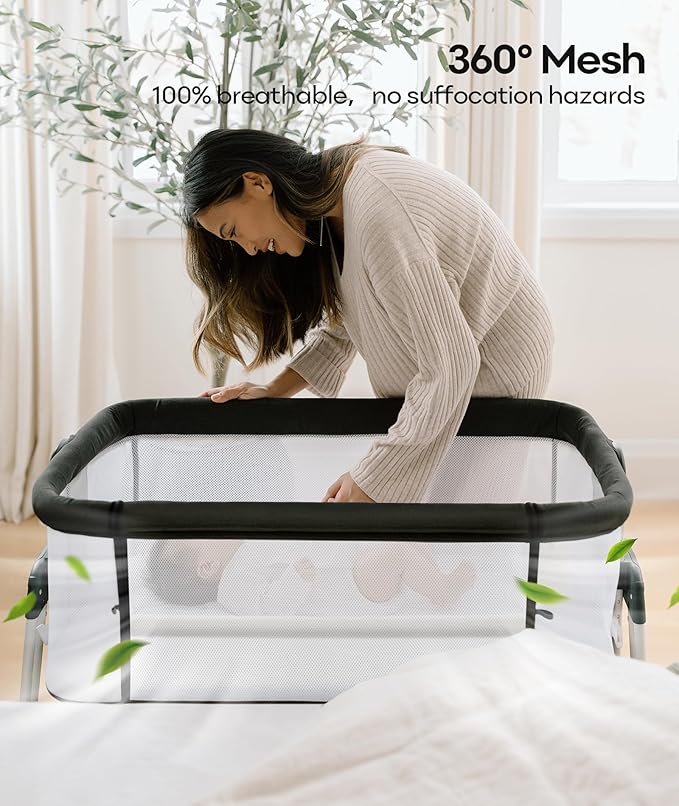 Fodoss Baby Bassinet Bedside Sleeper - Image 2
