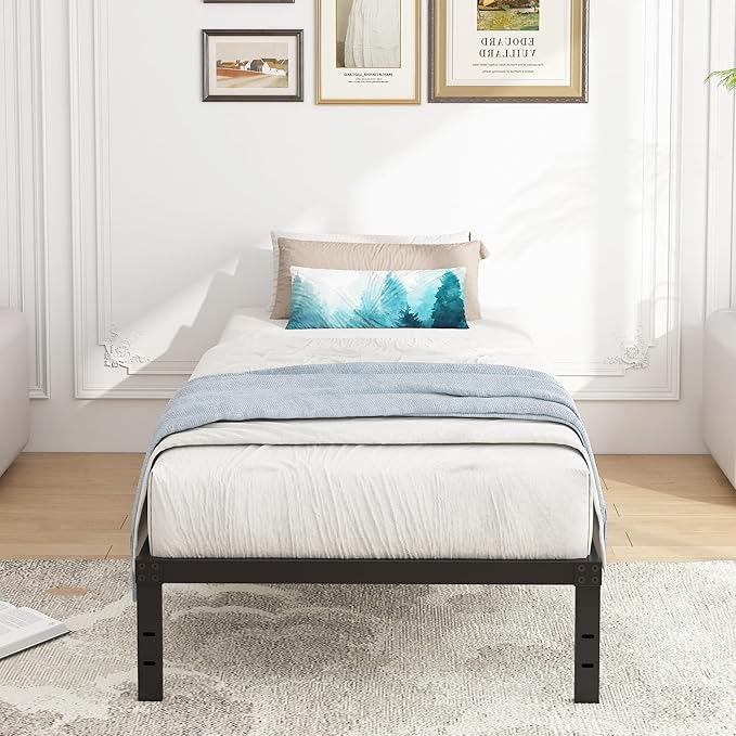10 Inch Twin Bed Frames, Platform Metal Bed Frame Twin Size Heavy Duty Steel - Image 5