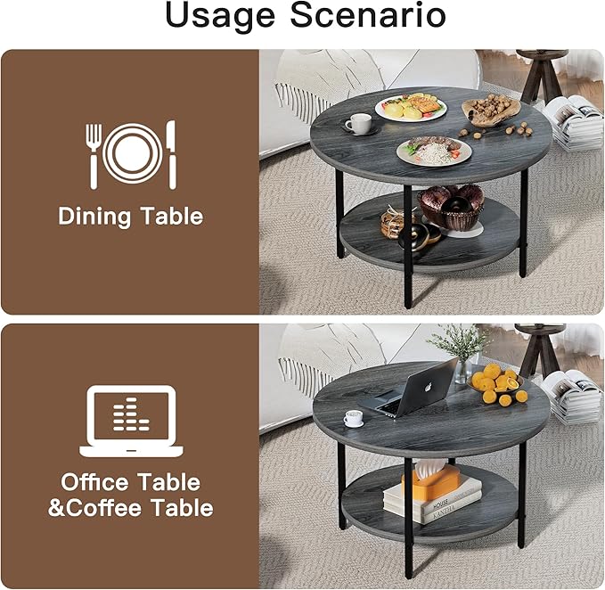 Coffee Table, 2 Tier Coffee Tables - Image 8