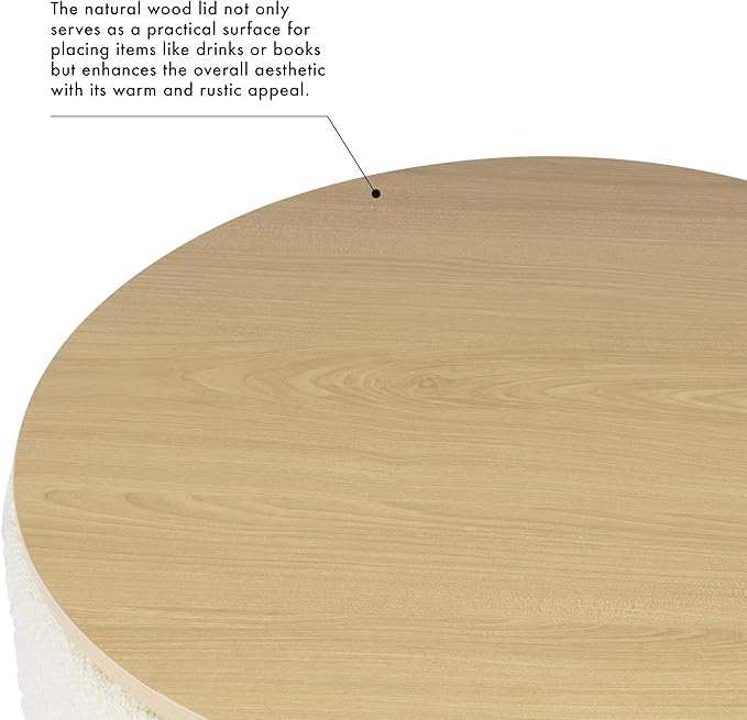 HomePop Channel Storage Ottoman - Image 7