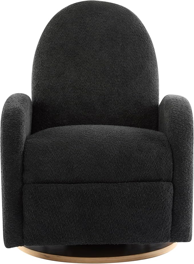 Christopher Knight Home Sidney Fabric Upholstered 360° Swivel Chair, Boucle - Image 3