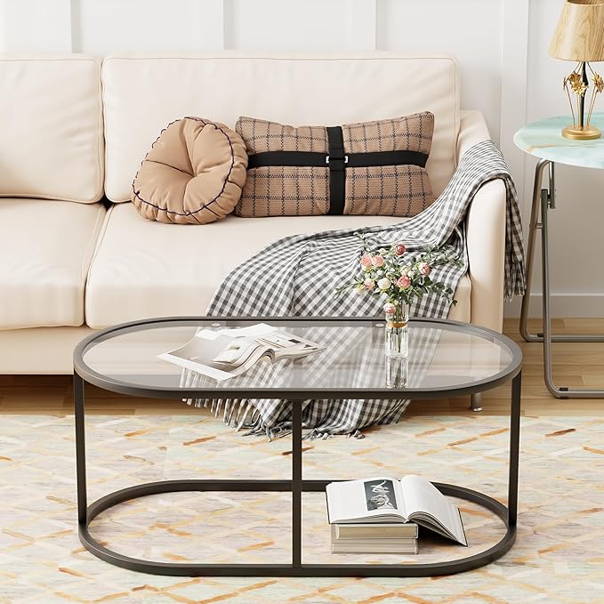 Coffee Table Black Glass Coffee Tables - Image 3