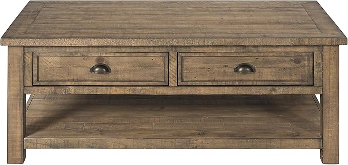 Martin Svensson Home Monterey Solid Wood Coffee Table, Reclaimed Natural - Image 3