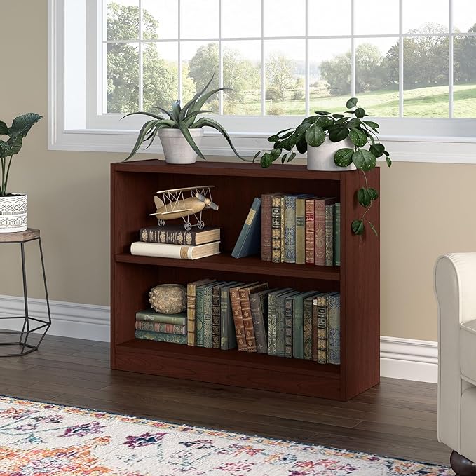 Bush Furniture Universal Bookcase, Low Storage and Display Bookshelf - Image 2