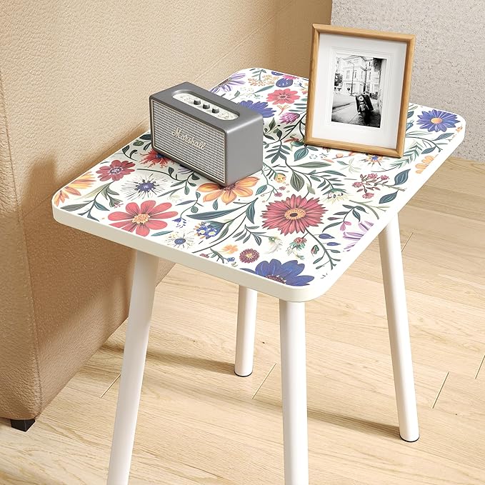 Mandala Small Rectangle End Table, Side Table - Image 6