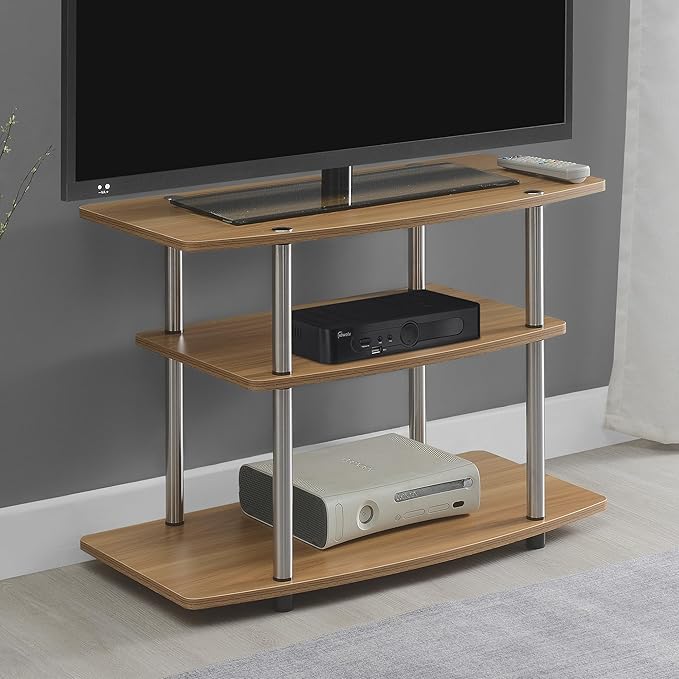 Convenience Concepts Designs2Go No Tools 3-Tier Stand Entertainment Center 37 - Image 2