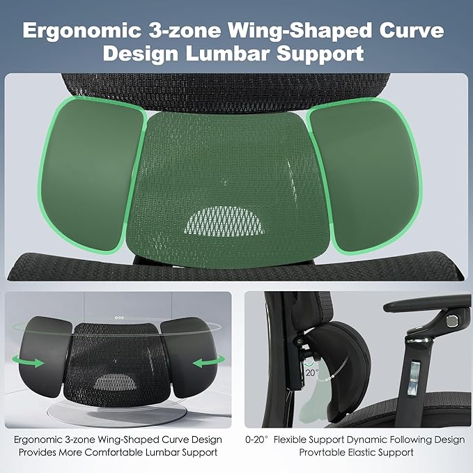 Ergonomic Mesh Office & Gaming Chair - Image 4