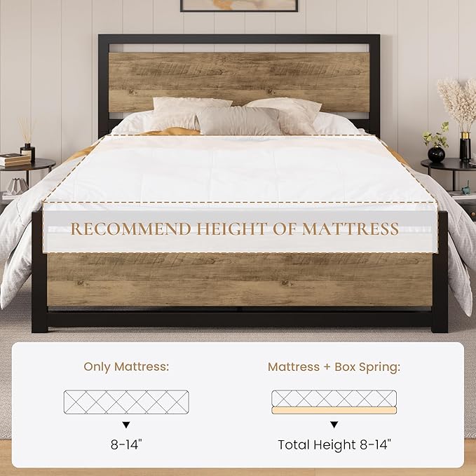 SHA CERLIN Full Size Bed Frame - Image 7