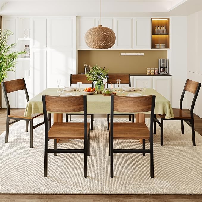 Feonase Dining Chairs Set of 6, Modern Kitchen Chairs by FEONASE