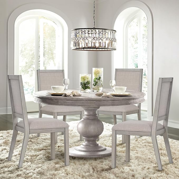COLAMY Modern Rectangular Dining Table Set, 4-6 Person Capacity, Requires - Image 4