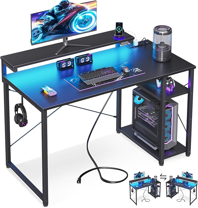 MOTPK 40 Inch Small Gaming Desk by MOTPK