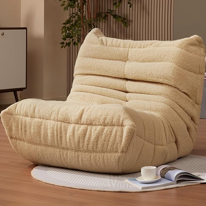 Bean Bag Chairs for Adults Giant Bean Bag Chair Memory Foam BeanBag Chair Big by YourHomeDeservesMore