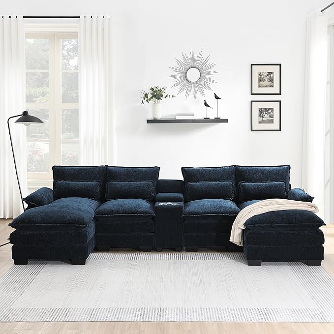 Merax 123" Modular Sectional Couches - Image 3