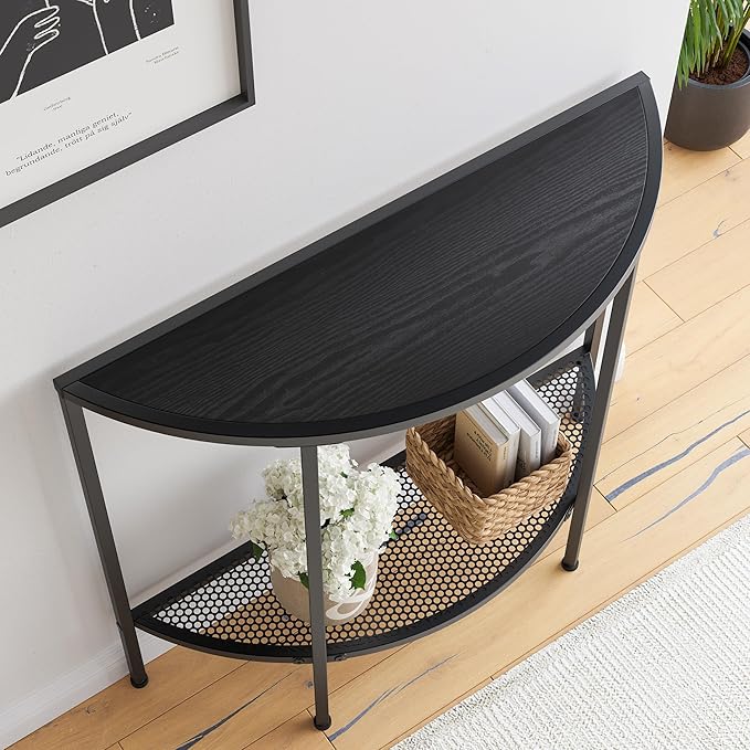 Console Table 2 Tier Narrow Entryway Table - Image 6