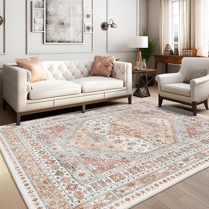 zesthome 3x5 Area Rug Ultra Soft Washable Rug, Non Slip Area Rug Indoor Entrance - Image 3
