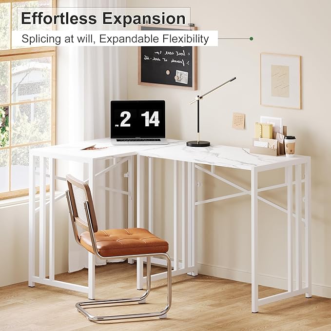 35 inch Folding Small Desk, Writing Gaming Computer Camping Desk - Image 9