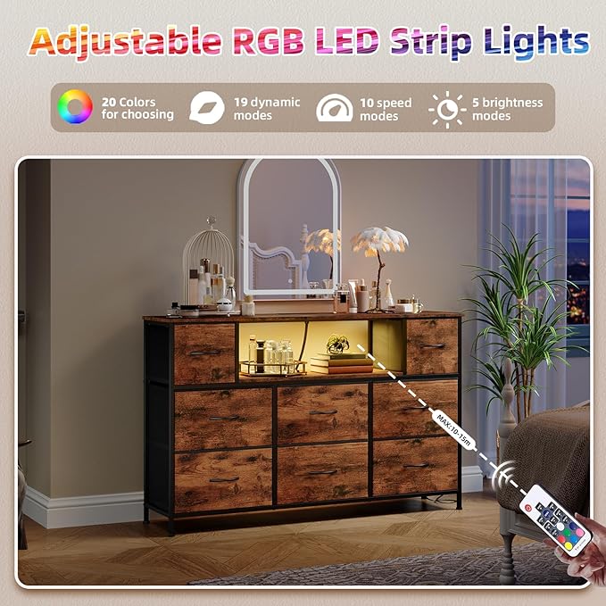 Somdot Dresser TV Stand, TV Stand Dresser - Image 6
