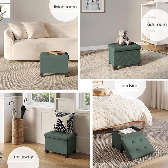 STORAGEBUD Storage Ottoman Cube - Image 4