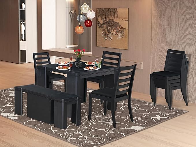 X12X1-0C6-24 14-pc Modern Dining Room Table Set a Rectangular Dining Table - Image 30