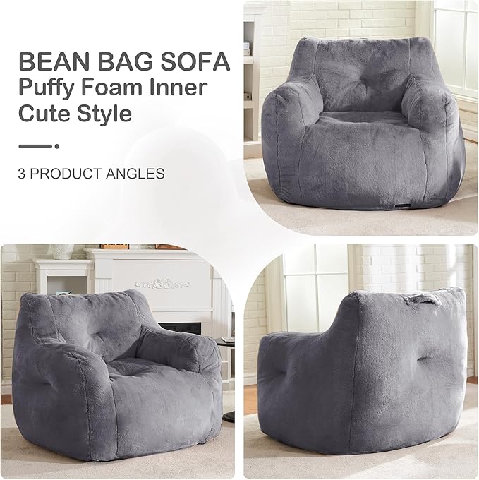 Hobestluk Bean Bag Chair for Adult Small Bean Bag Chairs - Image 8
