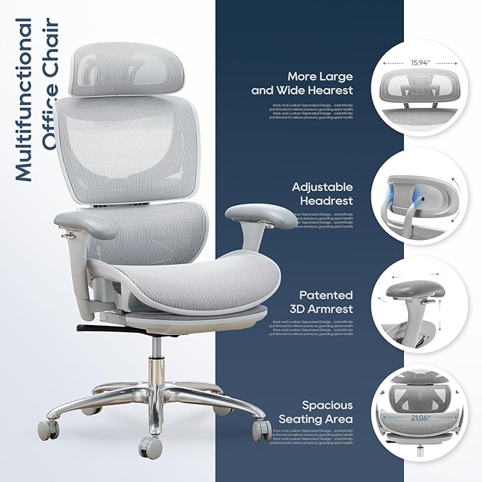 COLAMY Ergonomic Mesh Office Chair - Image 8