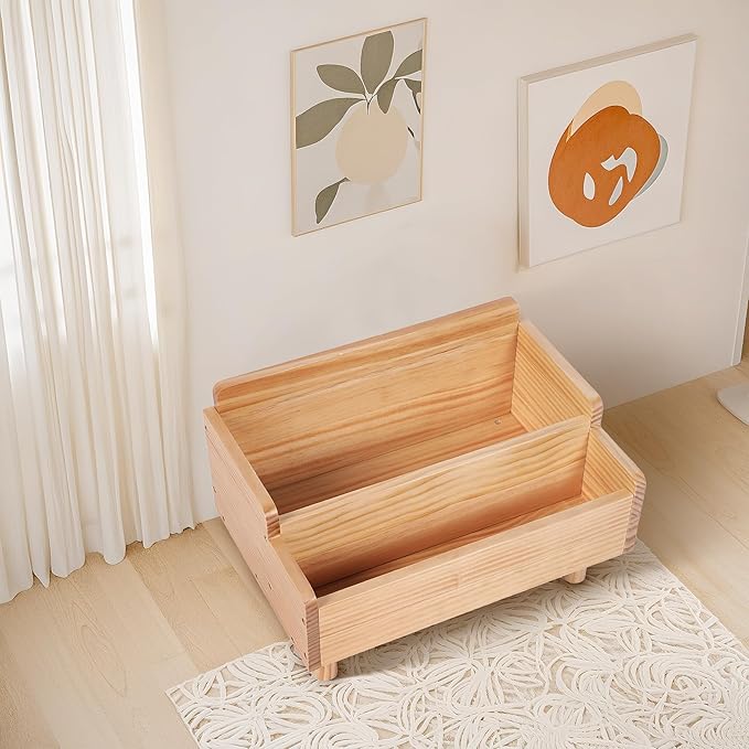Kids Bookshelf, Montessori Bookshelf Small - Image 2