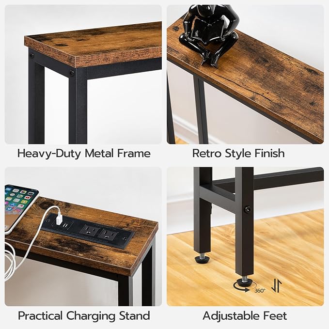 HOOBRO 39.4" Skinny Console Table - Image 8