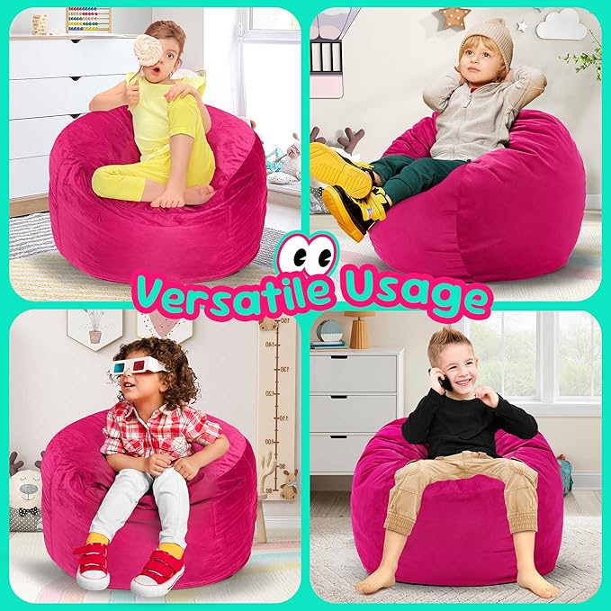 Hobestluk Bean Bag Chairs 2.5FT Bean Bag Chair - Image 5