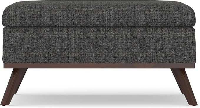 SIMPLIHOME Owen 36 inch Wide Mid Century Modern Square Coffee Table Storage - Image 6