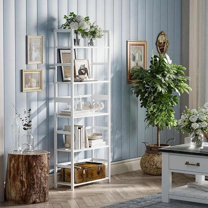 5-Tier Bookshelf, Industrial Bookcase - Image 2