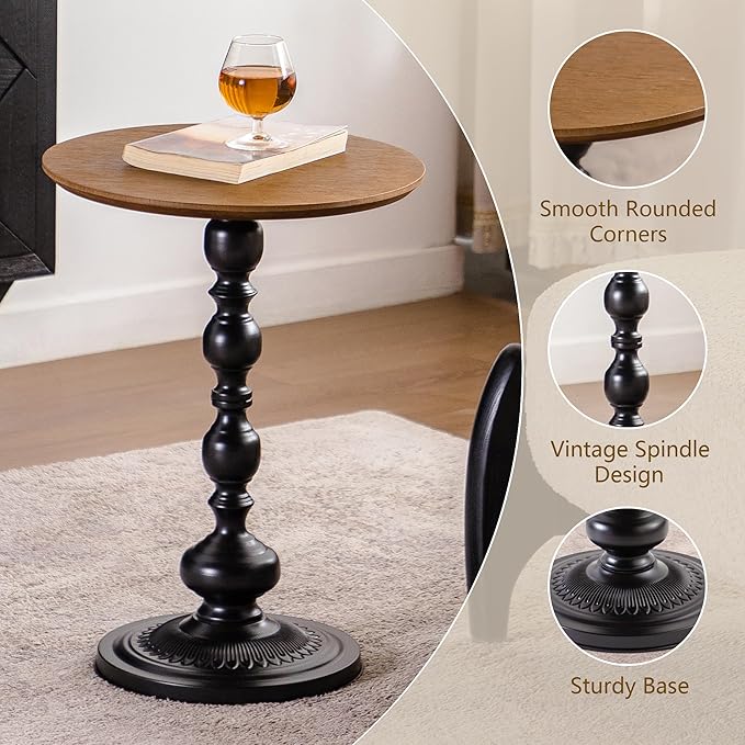 Round End Table, Framhose Small Side Table - Image 3