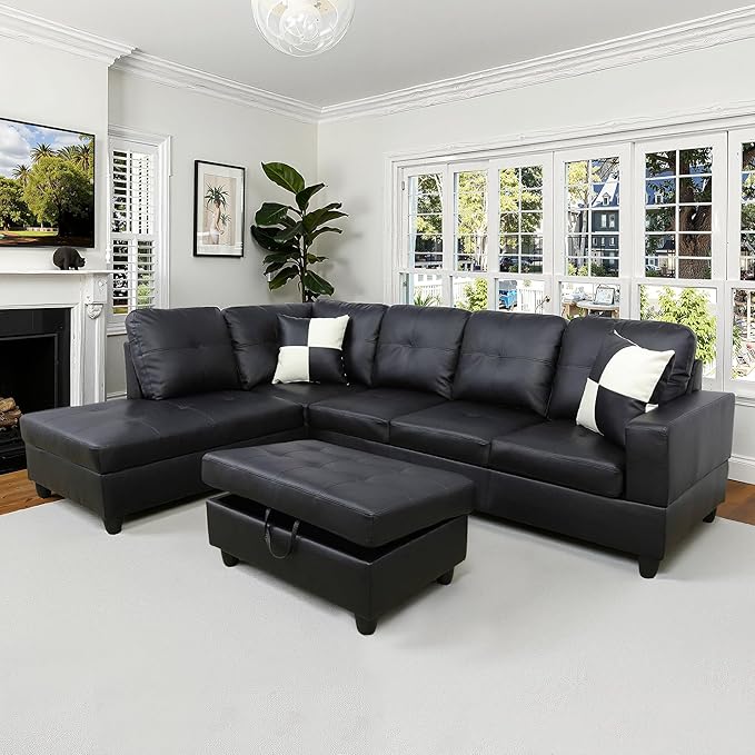 NicBex Sectional Couch 3 Pieces Sofa Set - Image 3