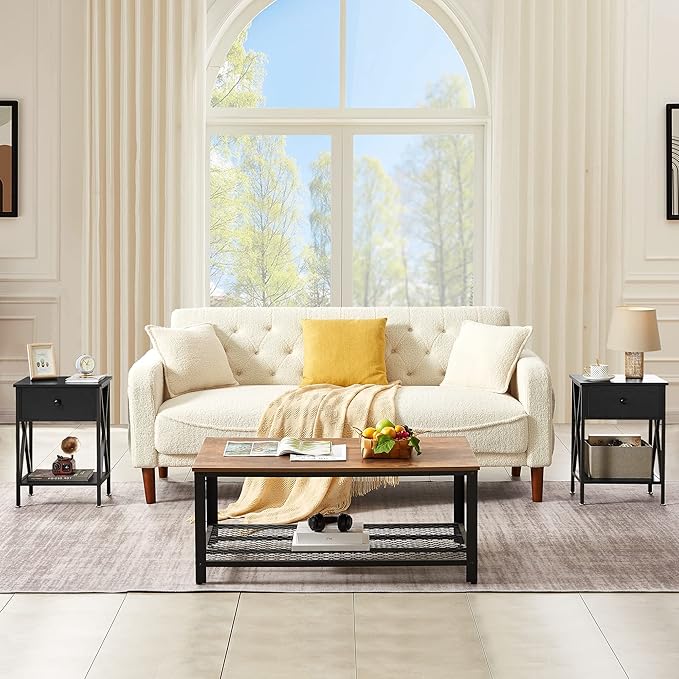 VECELO Nightstands, Modern End Side Tables, Night Stand - Image 8