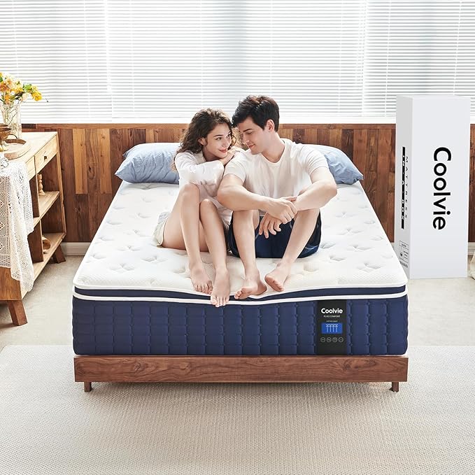 Coolvie Twin XL Mattress 14 Inch, Hybrid XL Twin Mattress in a Box, 4 Layer - Image 5