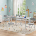 IDEALHOUSE 5 Piece Folding Kids Table and Chairs Set, Children's Activity Table by IDEALHOUSE