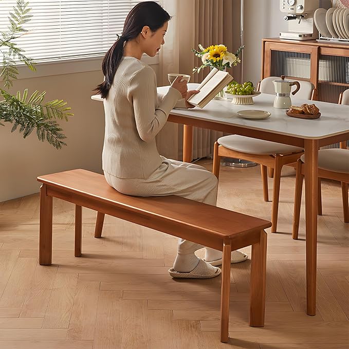 Dining Bench, Solid Wood Bench - Image 6