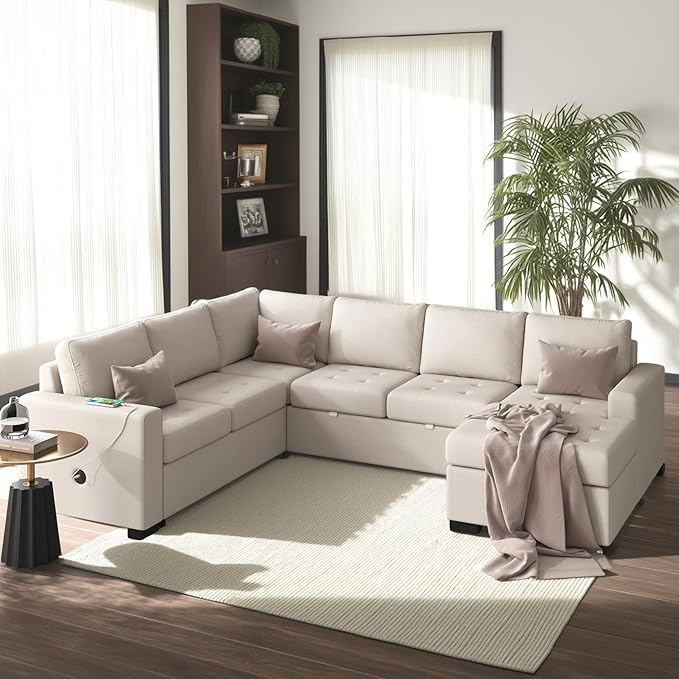 108.3 Inch Modular Sectional Sleeper Sofa - Image 3