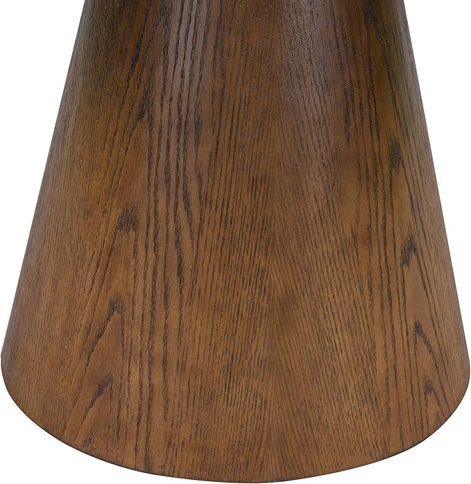 ERYE Contemporary Wooden Round Dining Table, More Decorative Rubber Wood - Image 5
