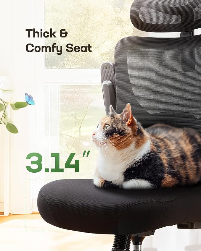 Marsail Ergonomic Office Chair: Office Computer Desk Chair - Image 6