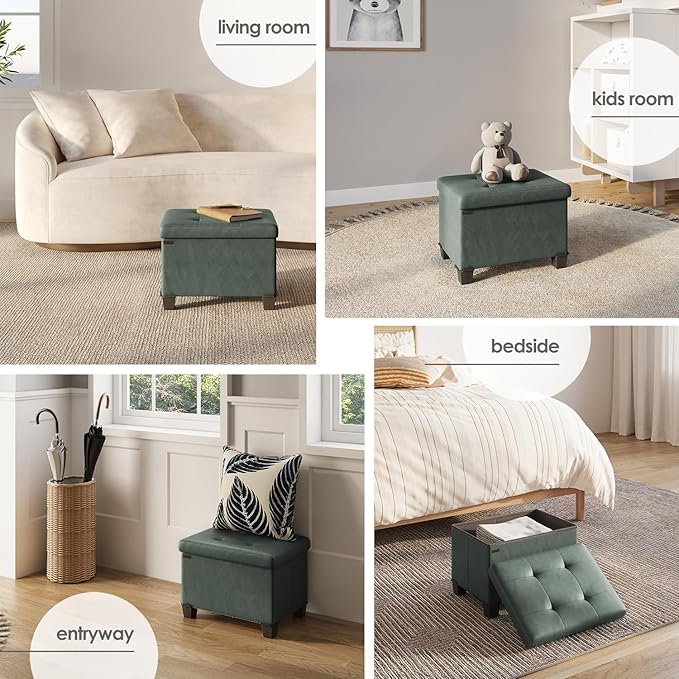 STORAGEBUD Storage Ottoman Cube - Image 4