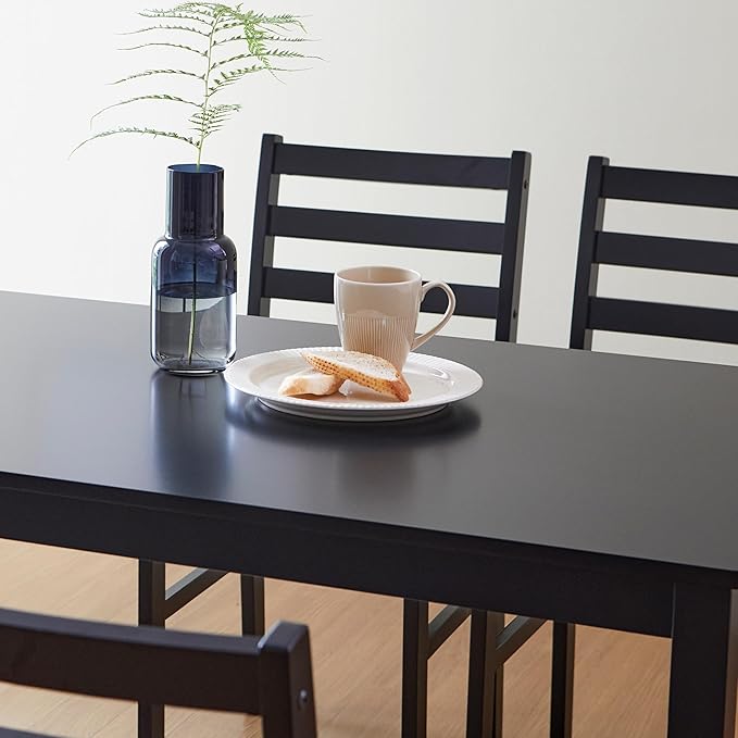 Livinia Seattle 5-Piece Wooden Dining Table Set - Image 6